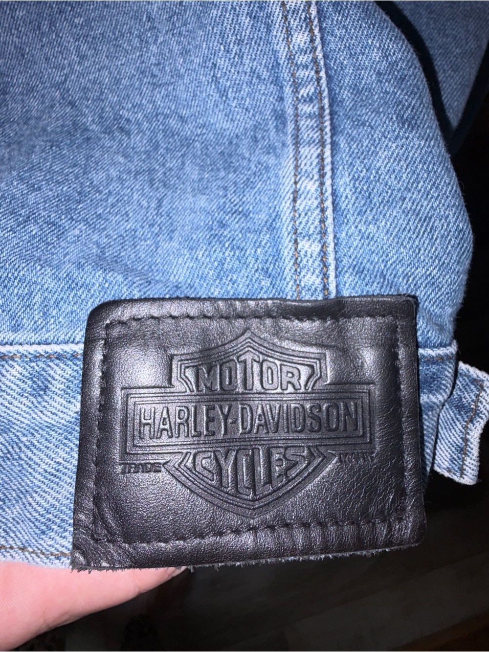 Harley-Davidson Light Blue Denim Jacket - - Picture 9 of 10